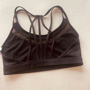 Victoria's Secret Black Strappy Sports Bra